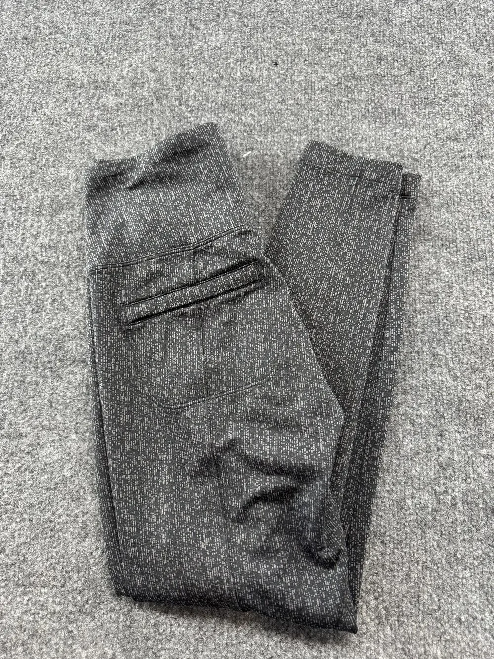 Athleta Delancey Textured Tight Leggings Womens XS Gray Ankle Yoga Gym Pants